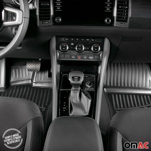Alfa Romeo Giulia 3D Floor-Trunk Mats - Omac - Black - '15-'25